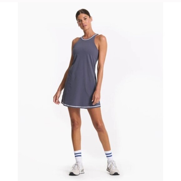 Vuori Volley dress dark grey size M activewear athletic athleisure tennis dress - Picture 6 of 14